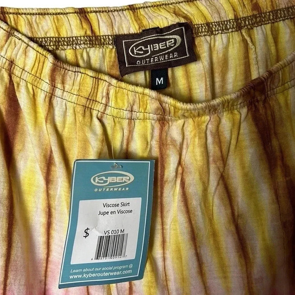 Rate Vintage,NWT,skirt,KYBER Outerwear ,Tie dye,boho,hippie,gypsy,handcrafted - Picture 2 of 12